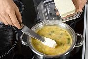 Приготовление блюда по рецепту - Суп с семгой. Шаг 16